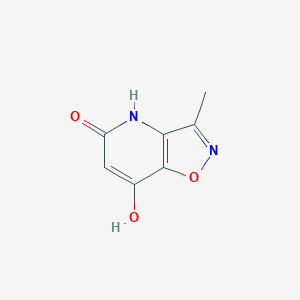 7-Hydroxy-3-methylisoxazolo[4,5-b]pyridin-5(4H)-one