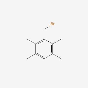 molecular formula C11H15Br B15052133 2,3,5,6-Tetramethylbenzyl bromide 