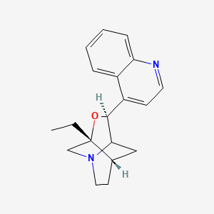 molecular formula C19H22N2O B15052166 (3R,5S,8S)-3-ethyl-5-quinolin-4-yl-4-oxa-1-azatricyclo[4.4.0.03,8]decane 