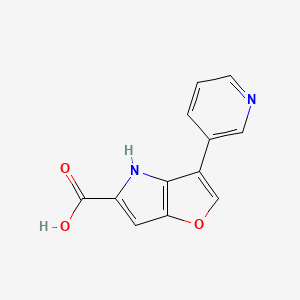 3-(pyridin-3-yl)-4H-furo[3,2-b]pyrrole-5-carboxylic acid