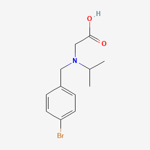 molecular formula C12H16BrNO2 B15052213 [(4-Bromo-benzyl)-isopropyl-amino]-acetic acid 