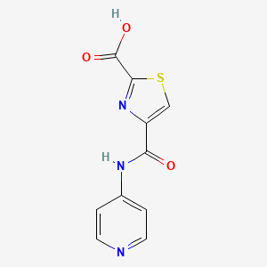 2-Thiazolecarboxylic acid, 4-[(4-pyridinylamino)carbonyl]-