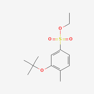 Ethyl 3-(tert-butoxy)-4-methylbenzene-1-sulfonate