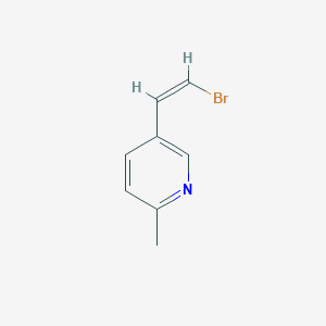 5-[(1Z)-2-bromoethenyl]-2-methylpyridine