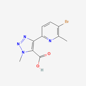 4-(5-bromo-6-methylpyridin-2-yl)-1-methyl-1H-1,2,3-triazole-5-carboxylic acid