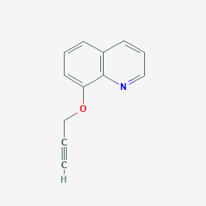 molecular formula C12H9NO B15052266 8-(Prop-2-yn-1-yloxy)quinoline 