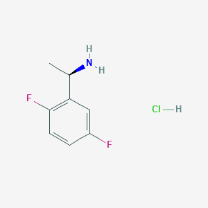 molecular formula C8H10ClF2N B1505227 (R)-1-(2,5-Difluorophenyl)ethanamine hydrochloride CAS No. 1212075-49-4
