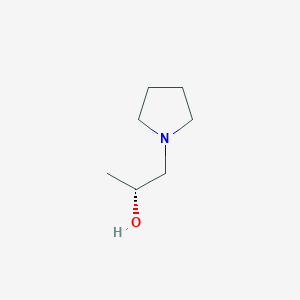 molecular formula C7H15NO B15052272 (2R)-1-(Pyrrolidin-1-YL)propan-2-OL 