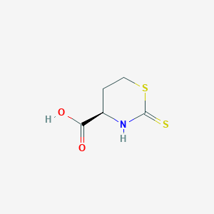 molecular formula C5H7NO2S2 B15052278 (R)-2-Thioxo-1,3-thiazinane-4-carboxylic acid 