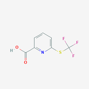 6-Trifluoromethylsulfanyl-pyridine-2-carboxylic acid