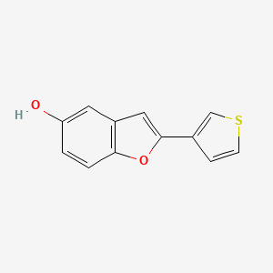 2-(Thiophen-3-yl)-1-benzofuran-5-ol