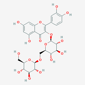 molecular formula C27H30O17 B150523 槲皮素 3-龙胆二糖苷 CAS No. 7431-83-6