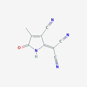 2-(3-Cyano-4-methyl-5-oxo-1,5-dihydro-2H-pyrrol-2-ylidene)malononitrile