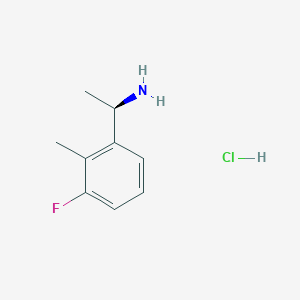 molecular formula C9H13ClFN B1505234 (R)-1-(3-Fluoro-2-methylphenyl)ethanamine hydrochloride CAS No. 1213876-59-5