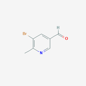 molecular formula C7H6BrNO B1505237 5-Bromo-6-methyl-3-pyridinecarboxaldehyde CAS No. 1174028-20-6