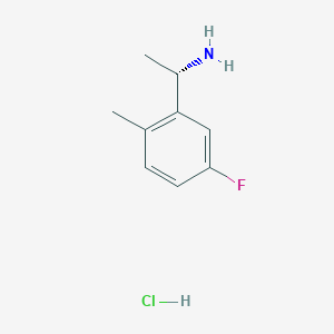 B1505240 (S)-1-(5-Fluoro-2-methylphenyl)ethanamine hydrochloride CAS No. 1213698-94-2