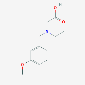 molecular formula C12H17NO3 B15052401 [Ethyl-(3-methoxy-benzyl)-amino]-acetic acid 