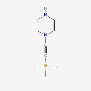 1-[2-(Trimethylsilyl)ethynyl]-1,4-dihydropyrazine