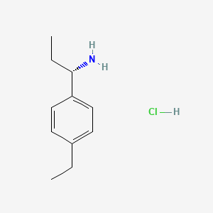(S)-1-(4-Ethylphenyl)propan-1-amine hydrochloride