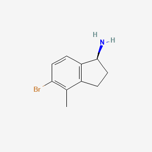 (S)-5-Bromo-4-methyl-2,3-dihydro-1H-inden-1-amine