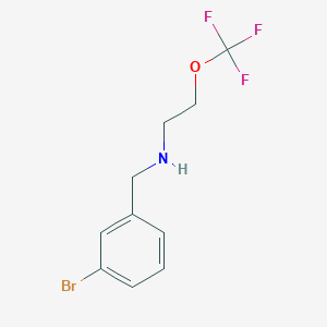 molecular formula C10H11BrF3NO B15052455 (3-Bromo-benzyl)-(2-trifluoromethoxy-ethyl)-amine 