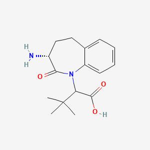 2-((R)-3-Amino-2-oxo-2,3,4,5-tetrahydro-1H-benzo[b]azepin-1-yl)-3,3-dimethylbutanoicacid