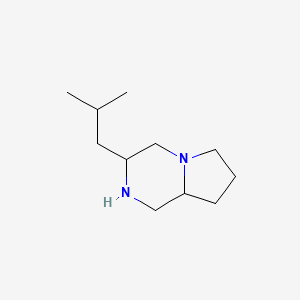 3-(2-Methylpropyl)octahydropyrrolo[1,2-A]pyrazine