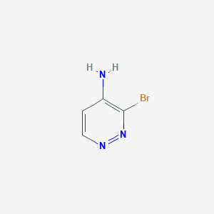 molecular formula C4H4BrN3 B1505257 3-Bromopyridazin-4-amine CAS No. 55928-84-2