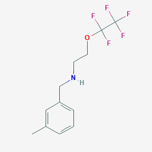 (3-Methyl-benzyl)-(2-pentafluoroethyloxyethyl)-amine