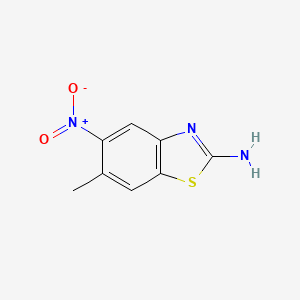 molecular formula C8H7N3O2S B15052575 6-Methyl-5-nitro-benzothiazol-2-ylamine 