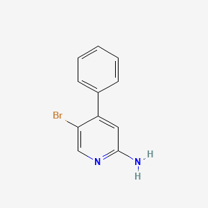 molecular formula C11H9BrN2 B1505258 5-Bromo-4-phenylpyridin-2-amine CAS No. 1029128-27-5