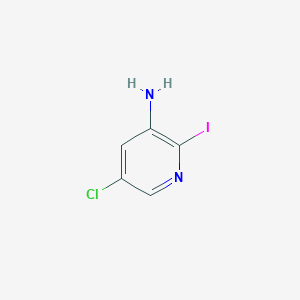 molecular formula C5H4ClIN2 B1505259 5-Chloro-2-iodopyridin-3-amine CAS No. 1057322-74-3