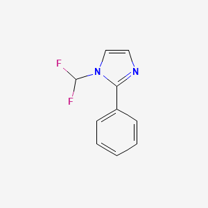 molecular formula C10H8F2N2 B1505265 1-(二氟甲基)-2-苯基-1H-咪唑 CAS No. 220173-84-2