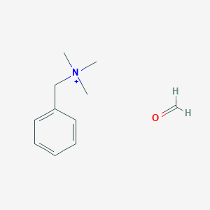 molecular formula C11H18NO+ B15052680 Benzyltrimethylazanium; formaldehyde 