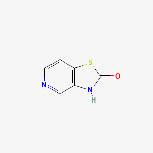 molecular formula C6H4N2OS B1505274 Thiazolo[4,5-c]pyridin-2-ol CAS No. 857970-39-9