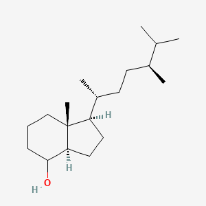 (1R,3aR,7aR)-1-[(2R,5S)-5,6-dimethylheptan-2-yl]-7a-methyl-1,2,3,3a,4,5,6,7-octahydroinden-4-ol