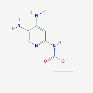 tert-Butyl (5-amino-4-(methylamino)pyridin-2-yl)carbamate