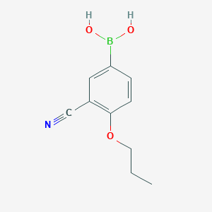 molecular formula C10H12BNO3 B1505280 3-シアノ-4-プロポキシフェニルボロン酸 CAS No. 279262-22-5