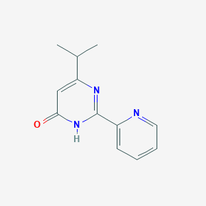 6-Isopropyl-2-(pyridin-2-YL)pyrimidin-4-OL