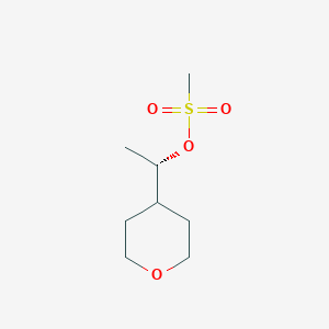 (S)-1-(tetrahydro-2H-pyran-4-yl)ethyl methanesulfonate