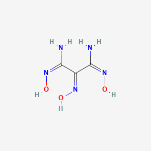 molecular formula C3H7N5O3 B15052876 (Z,Z)-N'1,N'3-Dihydroxy-2-(hydroxyimino)propanebis(imidamide) 