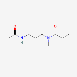 molecular formula C9H18N2O2 B1505289 N-(3-acetamidopropyl)-N-methylpropanamide CAS No. 67139-01-9