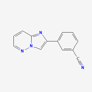 3-(Imidazo[1,2-b]pyridazin-2-yl)benzonitrile