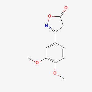 molecular formula C11H11NO4 B1505291 3-(3,4-Dimethoxyphenyl)-1,2-oxazol-5(4H)-one CAS No. 24031-71-8