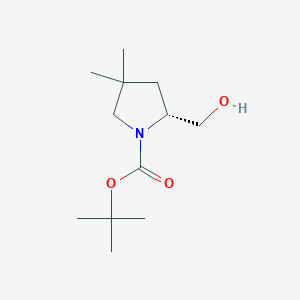 (R)-tert-Butyl 2-(hydroxymethyl)-4,4-dimethylpyrrolidine-1-carboxylate