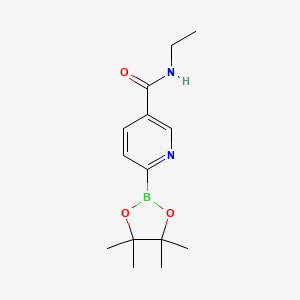 N-Ethyl-6-(tetramethyl-1,3,2-dioxaborolan-2-yl)pyridine-3-carboxamide