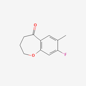 8-fluoro-7-methyl-3,4-dihydrobenzo[b]oxepin-5(2H)-one