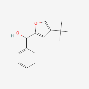 molecular formula C15H18O2 B15052941 (4-(tert-Butyl)furan-2-yl)(phenyl)methanol 