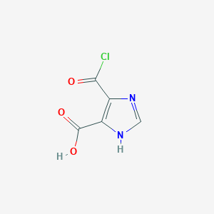 4-(Chlorocarbonyl)-1H-imidazole-5-carboxylic acid