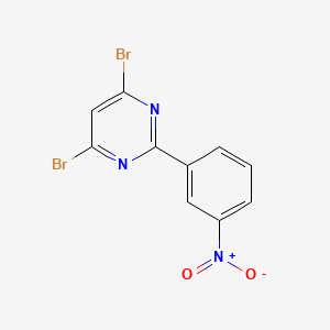 4,6-Dibromo-2-(3-nitrophenyl)pyrimidine